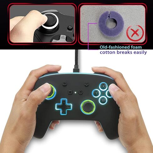 حلقات دقيقة من Murciful تهدف إلى مساعدة الحركة على التحكم في الهدف لـ PS5، PlayStation Project Q، PS4، Xbox Series X/S، Xbox One X/S، Xbox 360، Lenovo، Switch Pro (قطعتان باللون الأسود) in Kuwait