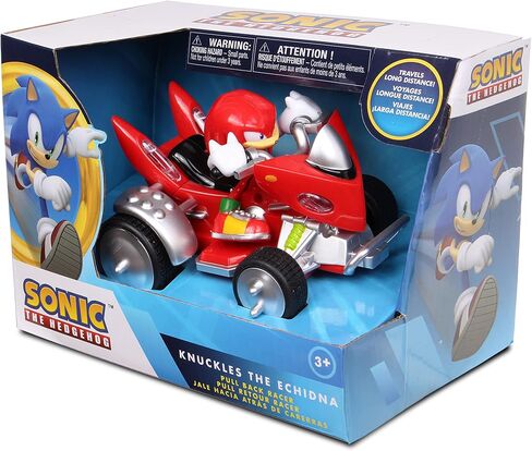 NKOK Sonic & Sega All-Stars Racing Pull Back Knuckles, Multi in Saudi Arabia
