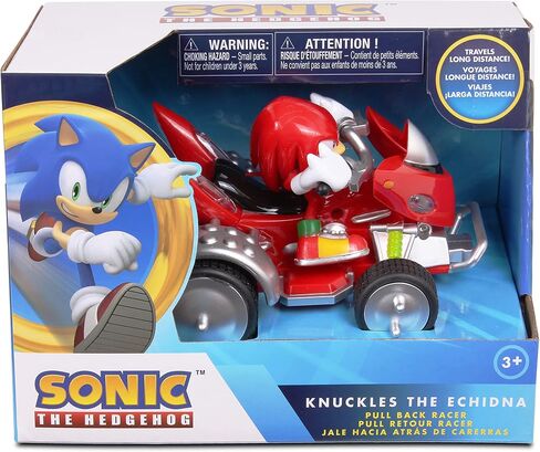 NKOK Sonic & Sega All-Stars Racing Pull Back Knuckles, Multi in Saudi Arabia