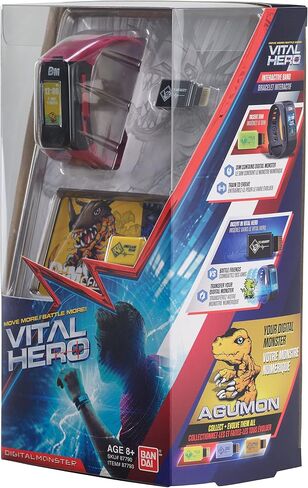Vital Hero Digimon - PVC أزرق مقاس واحد للساعة in Kuwait