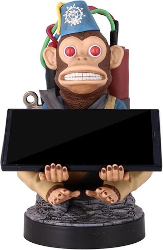 Exquisite Gaming: Call of Duty: Monkeybomb - Original Mobile Phone & Gaming Controller Holder, Device Stand, Cable Guys, Licensed Figure in Saudi Arabia