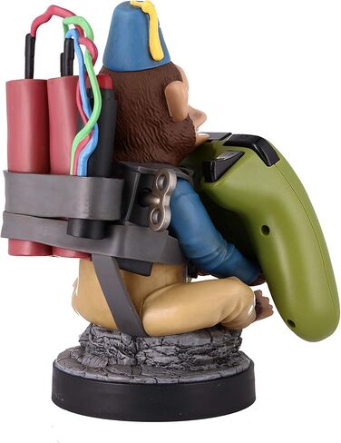 Exquisite Gaming: Call of Duty: Monkeybomb - Original Mobile Phone & Gaming Controller Holder, Device Stand, Cable Guys, Licensed Figure in Saudi Arabia