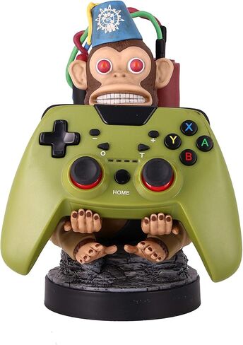 Exquisite Gaming: Call of Duty: Monkeybomb - Original Mobile Phone & Gaming Controller Holder, Device Stand, Cable Guys, Licensed Figure in Saudi Arabia