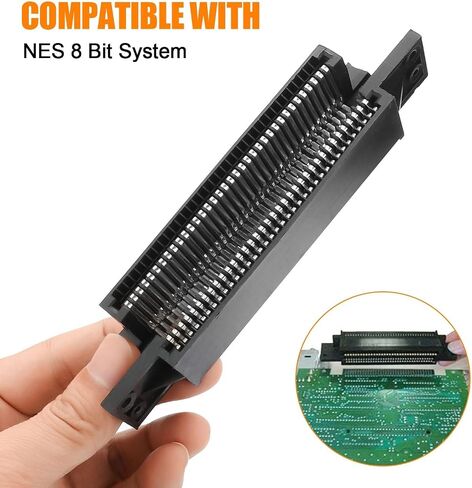 NES Cartridge Slot, 72 Pin NES Connector for NES 8 Bit Entertainment System Nintendo Console Games Repair Part in Kuwait