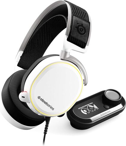 سماعة الألعاب السلكية SteelSeries Arctis Pro + GameDAC - صوت عالي الدقة معتمد - DAC ومضخم صوت مخصص - لأجهزة PS5/PS4 والكمبيوتر الشخصي - أسود in Kuwait