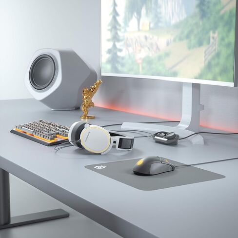 سماعة الألعاب السلكية SteelSeries Arctis Pro + GameDAC - صوت عالي الدقة معتمد - DAC ومضخم صوت مخصص - لأجهزة PS5/PS4 والكمبيوتر الشخصي - أسود in Kuwait