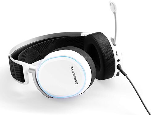سماعة الألعاب السلكية SteelSeries Arctis Pro + GameDAC - صوت عالي الدقة معتمد - DAC ومضخم صوت مخصص - لأجهزة PS5/PS4 والكمبيوتر الشخصي - أسود in Kuwait