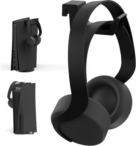 حامل سماعات الرأس NexiGo PS5، [تصميم بسيط] حامل سماعات رأس صغير مع شريط داعم، لسماعات ألعاب Sony Playstation 5، أبيض in Saudi Arabia