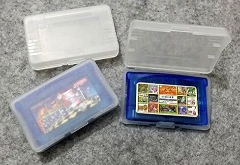 12 Pcs Gameboy Game Cartridge Cases for GBA SP GBM Plastic Dust Protection Covers in Saudi Arabia