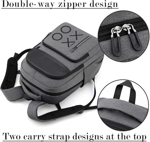 YB-OSANA Gaming Console Backpack Travel Carrying Case with USB Port Multiple Pockets for PS5/Controllers/Gaming Accessories (Blue) in Kuwait