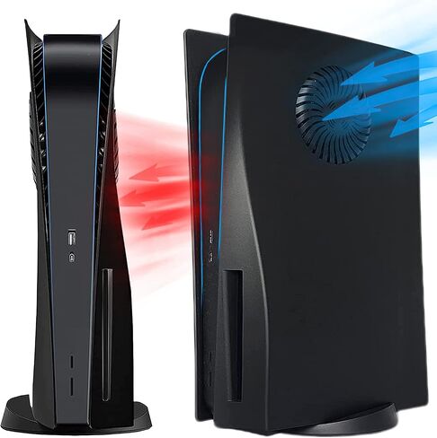 لوحات غطاء مع فتحة تبريد لوحدة التحكم PS5 Disc Edition، ملحقات Playstation 5، لوحات الوجه، اللوحات الجانبية، لوحات الوجه الواقية البديلة (رمادي مموه) in Saudi Arabia