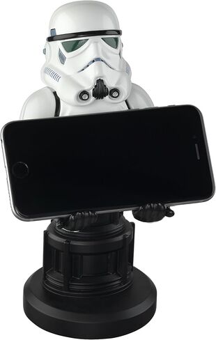 Exquisite Gaming: Star Wars: Darth Vader - Original Mobile Phone & Gaming Controller Holder, Device Stand, Cable Guys, Licensed Figure (Multi-colored) in Saudi Arabia