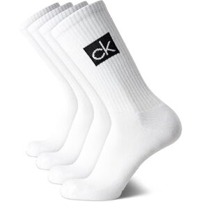 Calvin Klein Socks - Cotton Blend Cushioned Mid-Calf Athletic Crew Sock (4 Pack) in Saudi Arabia