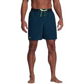 سروال سباحة مريح قياسي للرجال من Under Armour، شورت مع إغلاق برباط وحزام خصر مطاطي بالكامل