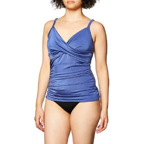 Calvin Klein Women's Standard Tankini Swimsuit with Adjustable Straps and Tummy Control in Saudi Arabia