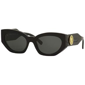 Versace Woman Sunglasses, Black Lenses Acetate Frame, 54mm in Kuwait