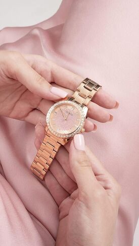 GUESS Ladies Sport Glitter & Crystal 38mm Watch in Saudi Arabia