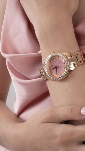 GUESS Ladies Sport Glitter & Crystal 38mm Watch in Saudi Arabia