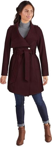 GUESS Women's Belted Softshell-Jacket with Hood in Saudi Arabia