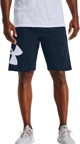 Under Armour Men's Rival Fleece Logo Shorts in Kuwait