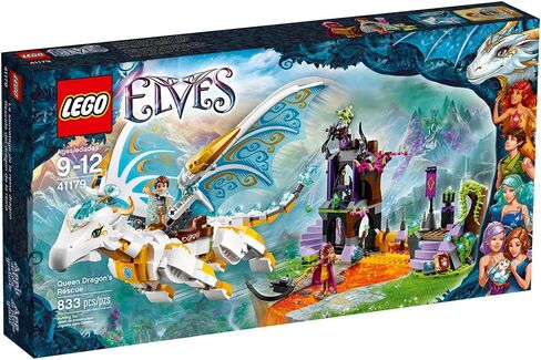 LEGO Elves Queen Dragon's Rescue 41179 Creative Play Toy for 9- to 12-Year-Olds in Saudi Arabia