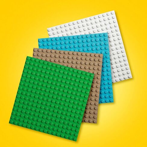 LEGO 11717 Classic Bricks Bricks Plates, Large Creative Building Toy for Kids, Gift for Boys and Girls Age 4 Plus with Wheels, Windows & 4 Baseplates in Saudi Arabia