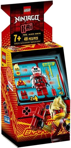 LEGO NINJAGO Kai Avatar - Arcade Pod 71714 Mini Arcade Machine Building Kit, New 2020 (49 Pieces) in Saudi Arabia