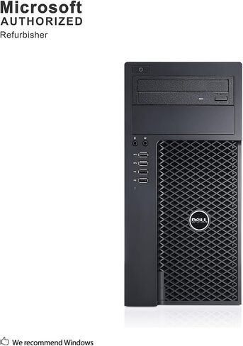 DELL Precision T1700 Tower Workstation Intel i7 i7-4770 3.40 G,16G,512G SSD+3T,Radeon HD 4650 1G VC,DVD,WiFi,HDMI,DP Port,VGA,BT 4.0,W10P64 (Renewed)-Support-English/Spanish'] in Kuwait