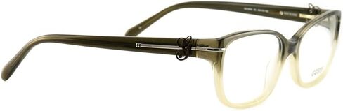 Guess GU 2303 Ol Olive Gradient Plastic Rectangle Eyeglasses 56mm in Saudi Arabia