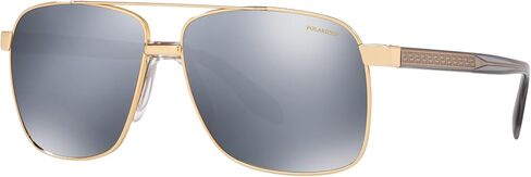 Versace VE2174 Sunglasses 1002Z3-59 -, Dk Grey Mirror Silver Polar VE2174-1002Z3-59 in Saudi Arabia
