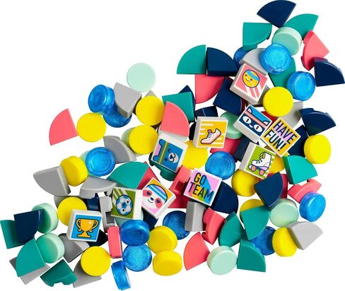 LEGO DOTS Extra DOTS Series 7 – Sport 41958 DIY Decoration Building Toy Set for Girls, Boys, and Kids Ages 6+; Accessories Kit to Customize Crafts (115 Pieces) in Kuwait