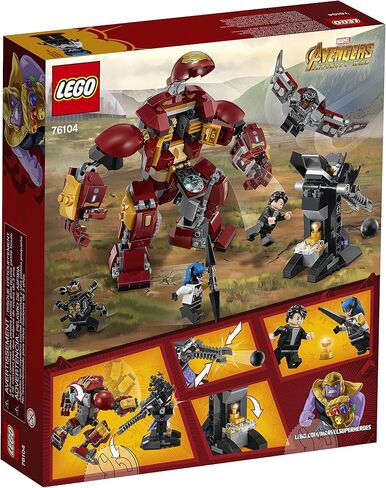 LEGO Marvel Super Heroes Avengers: Infinity War The Hulkbuster Smash-Up 76104 Building Kit features Proxima Midnight, Outrider, and Bruce Banner figures (375 Pieces) (Discontinued by Manufacturer) in Saudi Arabia