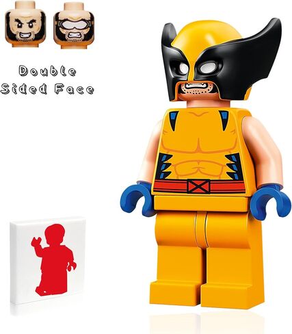LEGO Marvel Super Heroes X-Men Minifigure - Wolverine with Mask and Claws (76202) in Saudi Arabia