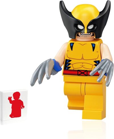 LEGO Marvel Super Heroes X-Men Minifigure - Wolverine with Mask and Claws (76202) in Saudi Arabia
