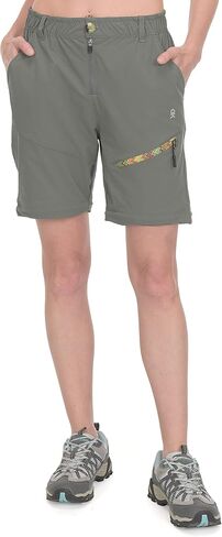 Little Donkey Andy Women's Hiking Zip Off Capri Pants Lightweight Quick Dry UPF 50+ Convertible Shorts with 4 Pockets in Kuwait