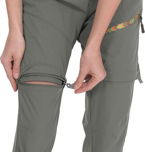 Little Donkey Andy Women's Hiking Zip Off Capri Pants Lightweight Quick Dry UPF 50+ Convertible Shorts with 4 Pockets in Kuwait