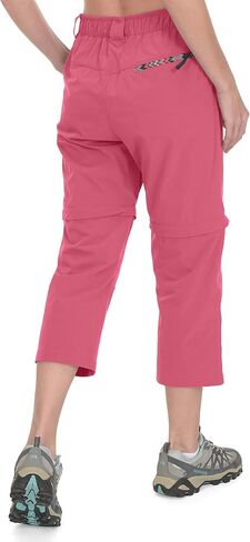 Little Donkey Andy Women's Hiking Zip Off Capri Pants Lightweight Quick Dry UPF 50+ Convertible Shorts with 4 Pockets in Kuwait