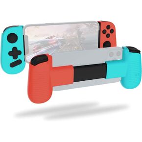 TUDIA Easy Snap On Hard Case Compatible with Backbone One Gaming Controller [for iOS Version Only], Snug Fit Protective Tough Case Anti-Scratch Extra Grip Cover [CASE ONLY] - Red/Blue in Saudi Arabia