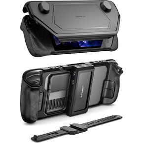 JSAUX ModCase for Steam Deck/Steam Deck OLED, PC0104 Modular Valve Steam Deck Case Include Protective Case, Face Cover, Cooling Fan, Metal Bracket and Strap - Cooler Set | Steam Deck Modular Case Include Detachable Front Shell, Protective Shell, Cooling F in Saudi Arabia