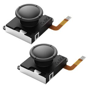 GuliKit Switch Joycon Joystick Replacement, [No Drifting] Hall Effect Joystick for Switch/Switch OLED/Switch Lite, Left/Right Switch Joycon Controller with Repair Tool Kit, Thumbstick Caps [2 Pack]