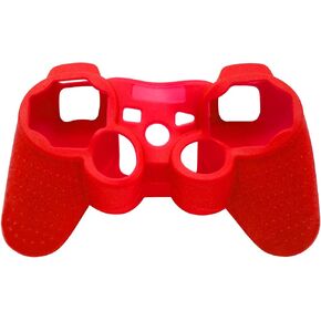OSTENT Protective Silicone Gel Soft Skin Case Cover Pouch for Sony PlayStation PS2 PS3 Controller Color Blue in Kuwait
