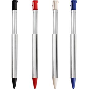 3DS Stylus Pen, Metal Retractable Replacement Stylus Compatible with Nintendo 3DS, 4in1 Combo Touch Styli Pen Set Multi Color for 3DS in Saudi Arabia
