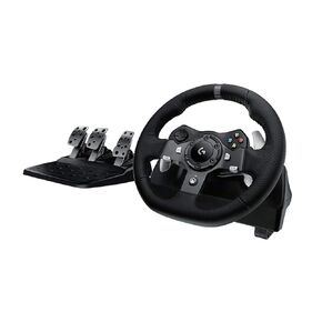 Logitech Driving Force G920 Steering Wheel and Pedals, 941-000123 (Steering Wheel and Pedals f/PC and Xbox One) in Kuwait