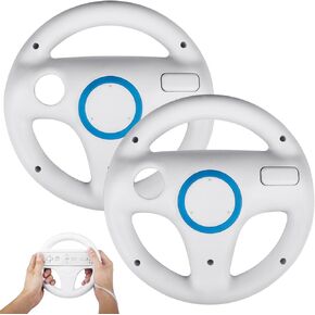 Mario Kart Wii Steering Wheels, TechKen Mario Kart Racing Wheel for Nintendo Wii, Mario Kart, Tank