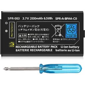بطارية بديلة 3DS XL متوافقة مع نينتندو 3DS XL SPR-001 SPR-003 و3DS XL RED-001 SPR-A-BPAA-CO الجديدة 2000 مللي أمبير في الساعة in Saudi Arabia