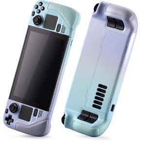 UYIYE Kickstand Case for Steam Deck OLED - Soft Leather Handle Protective, Anti-Slip Shockproof Heat Dissipation and Reliable Accessory with Stand Function Anti-Scratch,Lightweight Design Gradient in Saudi Arabia
