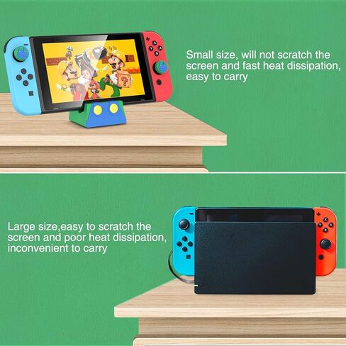 HEIYING Switch Charger Dock for Nintendo Switch 2 / OLED/Lite | Portable Charging Stand with Durable ABS Shell, Ergonomic Viewing Angle, USB-C Port for Charging Different Switch Consoles in Kuwait