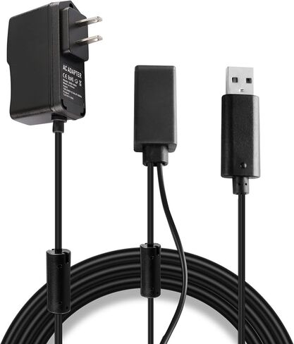 محول كينكت لجهاز اكس بوكس 360، محول طاقة USB الى تيار متردد متوافق مع نظام استشعار ميركوسوفت اكس بوكس 360 كينكت مع سلك كيبل شحن in Saudi Arabia