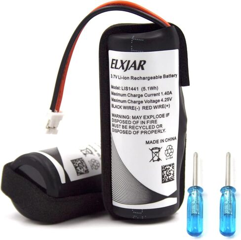 elxjar (2-Pack) 3.7V 1380mAh Extended LIS1441, LIP1450 Battery Replacement for Sony PS3 Playstation 3 Move Motion Controller CECH-ZCM1E, CECH-ZCM1U in Saudi Arabia