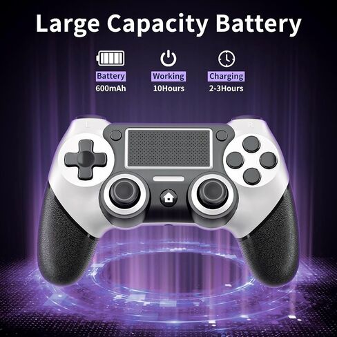 Bidfoce Ps-4 Controller Dual-shock 4 Play-station 4 Controller Compatible with PS4/Pro/Slim, Wireless Gaming Controllers with Double Vibration/6-Axis Motion Sensor/Programmable Back Buttons【Upgraded】 in Saudi Arabia